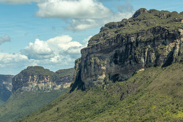 natural viewpoint of Vale do Pati, Chapada Diamantina, State of Bahia, Brazil