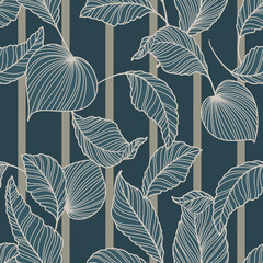 seamless leaf design