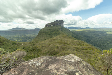 natural viewpoint of Vale do Pati, Chapada Diamantina, State of Bahia, Brazil