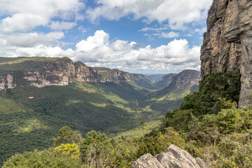 natural viewpoint of Vale do Pati, Chapada Diamantina, State of Bahia, Brazil
