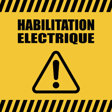 Logo habilitation &eacute;lectrique.