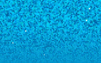 Naklejka na ściany i meble Light BLUE vector background with bubbles.