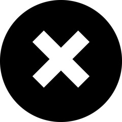 Fototapeta premium delete vector icon illustration on white background..eps