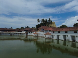 Fototapeta na wymiar Sree Padmanabha Swamy temple, historic landmark in Thiruvananthapuram, Kerala