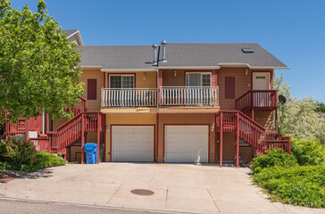 Residential condominiums in suburb Pocatello.