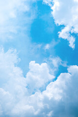 blue sky with clouds 002
