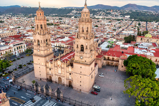 Catedral De Morelia, Michoacan, Mexico.