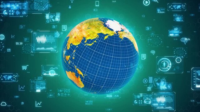 地球とデータ　グローバルネットワーク