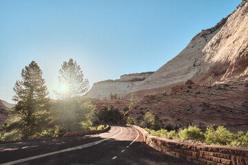 Obraz premium Sunrise in Zion National Park