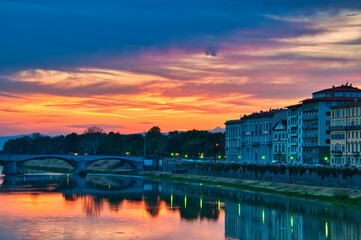 Fototapeta premium Florentine sunset, Italy