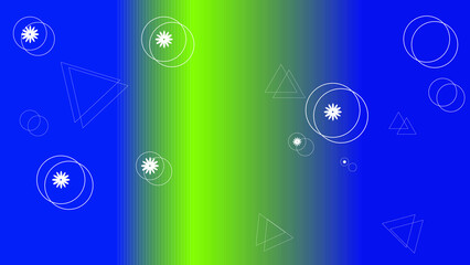 Abstract background with gradien color green and blue.Good for template design vector.