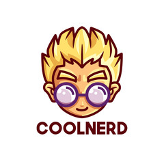 Cool Nerd Logo Template