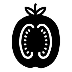 tomato slices icon glyph