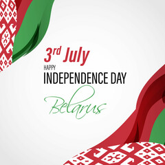Fototapeta na wymiar Vector illustration for Belarus Independence Day
