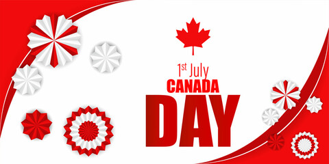 Vector illustration for Canada Day