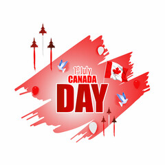 Vector illustration for Canada Day