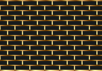 seamless brick wall gold