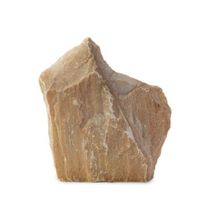 Stone, Product podium isolated on white background with clipping path.