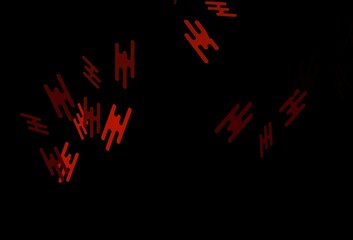 Dark Red vector pattern with narrow lines.