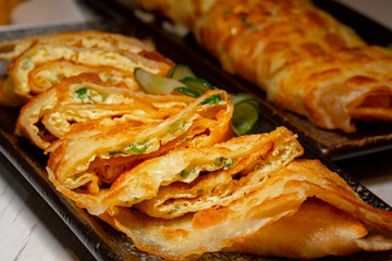 Taiwan, like it very much, delicious, breakfast, vegetable omelette