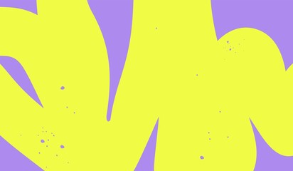 Fototapeta na wymiar Yellow and purple minimalist abstract vector background
