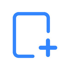 Fototapeta premium Add file or page icon