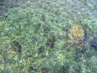 Turquoise green aqua texture. Abstract natural pattern