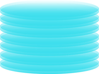 Illustration and clipart. Abstract blue circle background and white background.