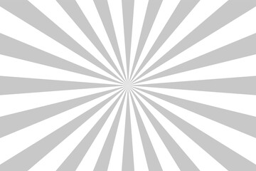 The gray and white background converge to the center. 