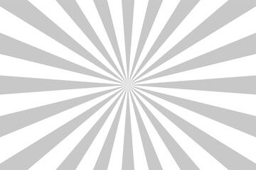 The gray and white background converge to the center. 