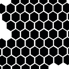 honeycumb design with black color 