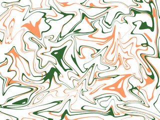 modern marble design orange, white and green color 