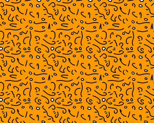 orange color background with pattern.