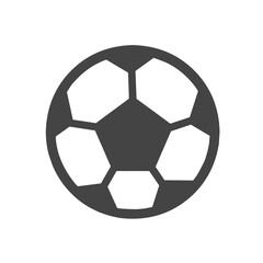 Obraz premium vector illustration of a football ball on a white background. 