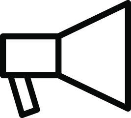 Megaphone icon template