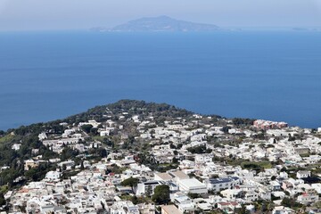 Obraz premium Anacapri - Panorama di Ischia dalla Seggiovia Monte Solaro