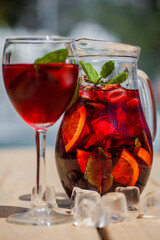 Red wine sangria