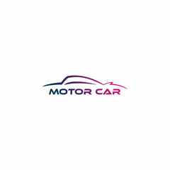 automotive car line logo design