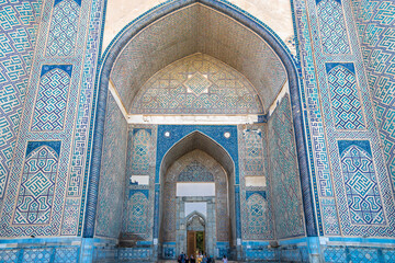 Bibi-Khanum cathedral mosque, architecture of Samarkand, asia, Uzbekistan