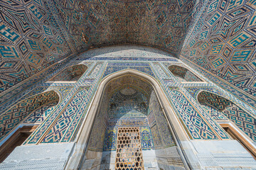 Registan square, mosques and madrasahs of asia, architecture of Samarkand, asia, Uzbekistan