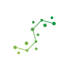 Molecule logo illustration