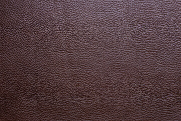 Genuine brown full grain leather texture