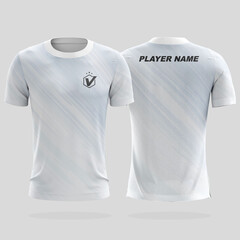 Specification Soccer Sport mockup , Esports Gaming T Shirt Jersey template