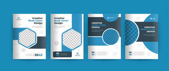 business book cover abstract vector covers design template. Geometric gradient background. Background for decoration presentation, brochure, catalog, flyer, poster, book, magazine