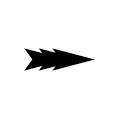 Fototapeta na wymiar arrowhead sign icon logo vector design