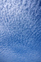 blue sky with dramatic clouds

