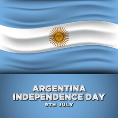 Argentina Independence Day Background Design.
