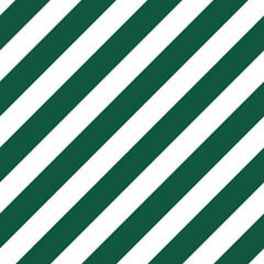 Green and white oblique stripes seamless pattern.