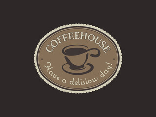 Coffee break hipster stylized poster. Vector illustration.