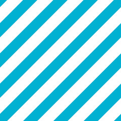 Obraz premium Blue and white oblique stripes seamless pattern.